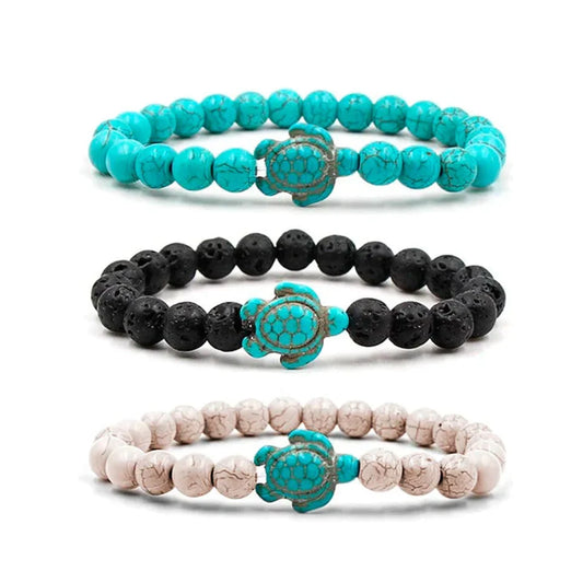 Ocean Turtle Bracelet Set